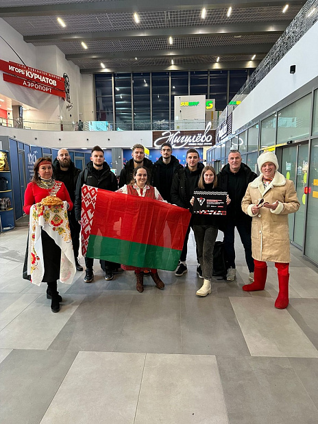 Белорусская команда прибыла в столицу Южного Урала на Международный турнир и сразу попала в атмосферу тепла и гостеприимства 