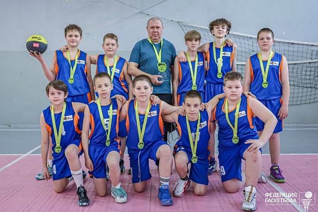 Впервые приняли участие и сразу заняли 1 место на «Минибаскете» 
