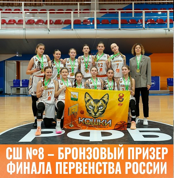 Команда СШ №8 – бронзовый призер Финала Первенства России 