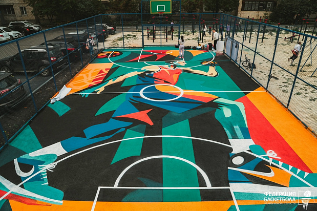 «Баскетбольное притяжение» открытие площадки 19 сентября