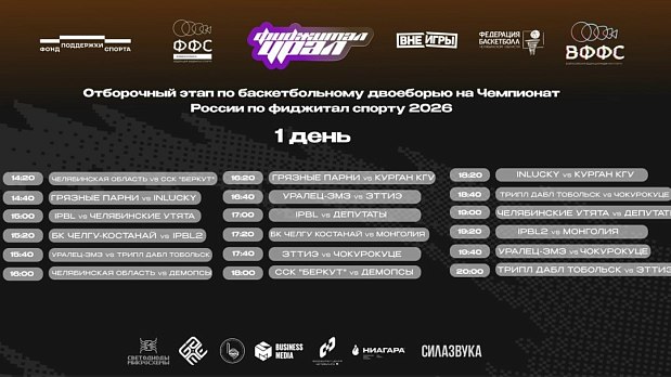 Расписание баскетбольного двоеборья уже готово!