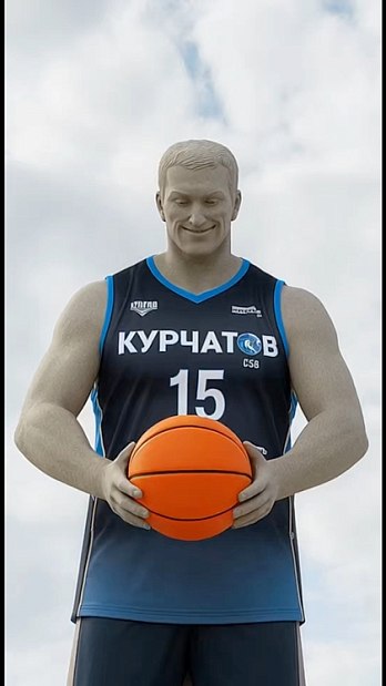 Памятник «Курчатову» ожил и сбежал с постамента, чтобы попасть на фестиваль «Курчатов БАСКЕТ». А где вы? 