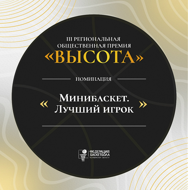 Открываем прием заявок в десятой номинации «Минибаскет. Лучший игрок» 