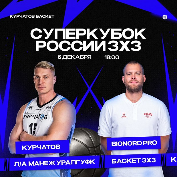 Кто сразится за Суперкубок России по баскетболу 3х3 в Челябинске? 