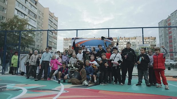 Открытие площадки с граффити