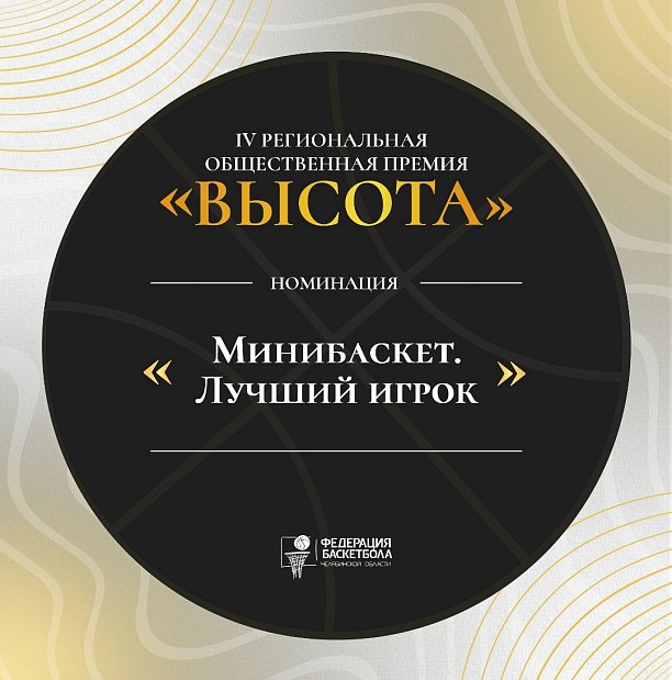 Молодые и перспективные: номинация «Минибаскет. Лучший игрок» 