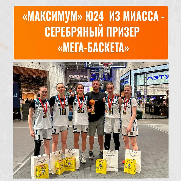 Миасские баскетболистки – серебряные призеры финала «Мега-Баскет» 