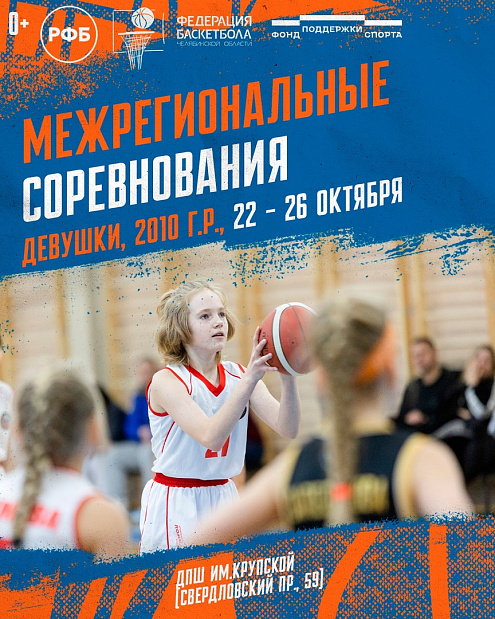 Челябинск примет Межрегиональные соревнования среди команд девушек 2010 г.р. и моложе  
