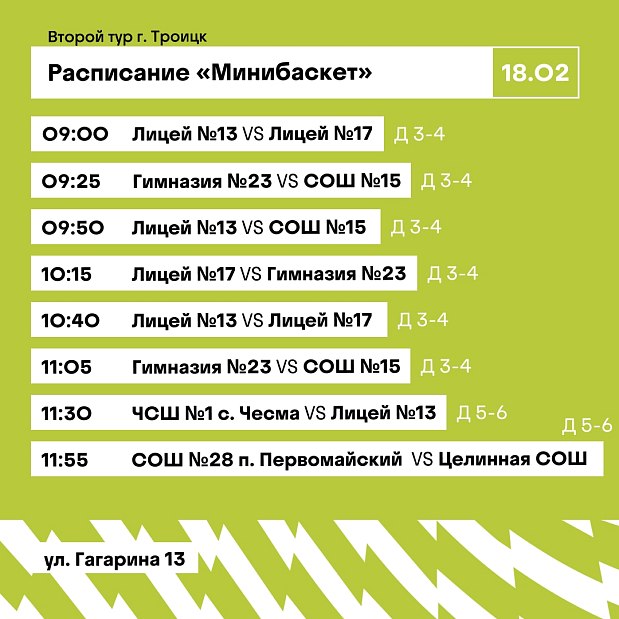«Минибаскет» ловит солнце в Троицке 